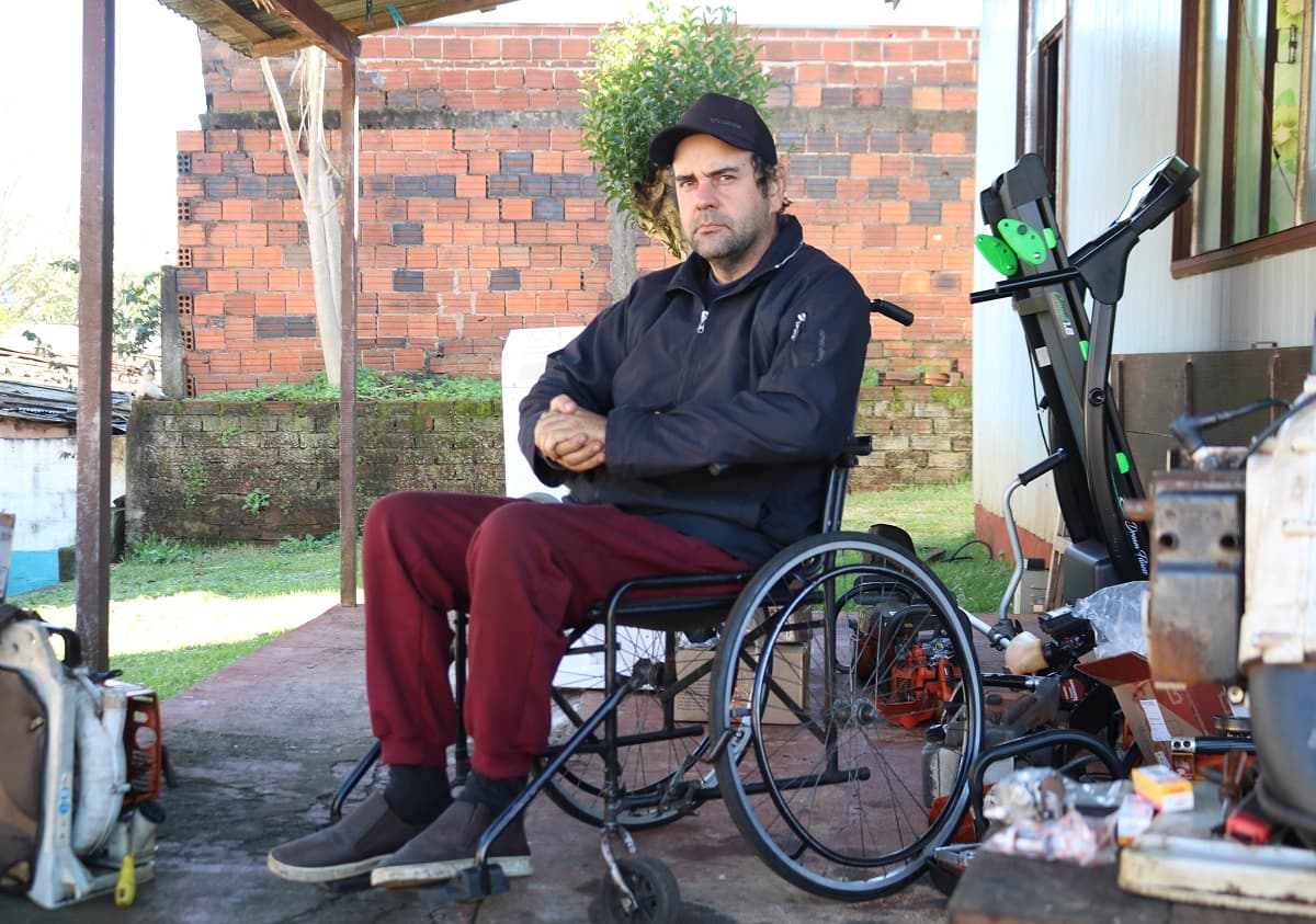 Após milagre, morador de Pinhalzinho dá lição de superação