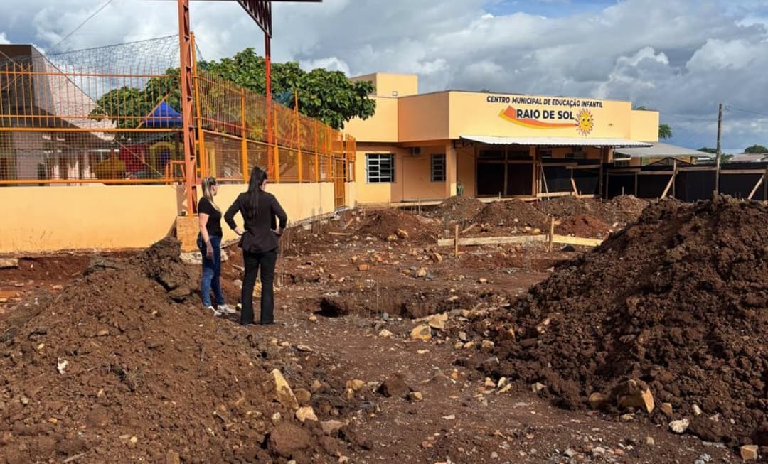 Prefeitura de Nova Erechim investe em novo bloco para a Creche Raio de Sol 