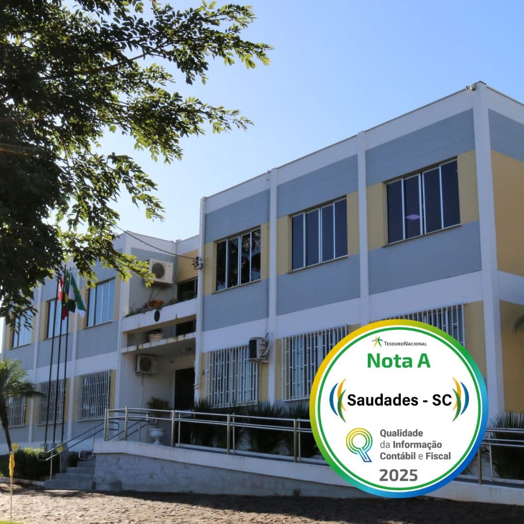 Saudades conquista nota máxima em transparência fiscal pelo terceiro ano seguido