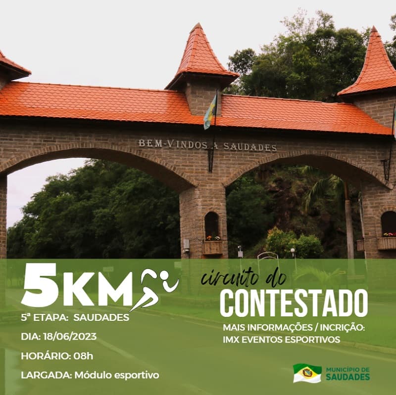 Circuito do Contestado acontecerá nesse domingo, em Saudades (Foto: Saudades)