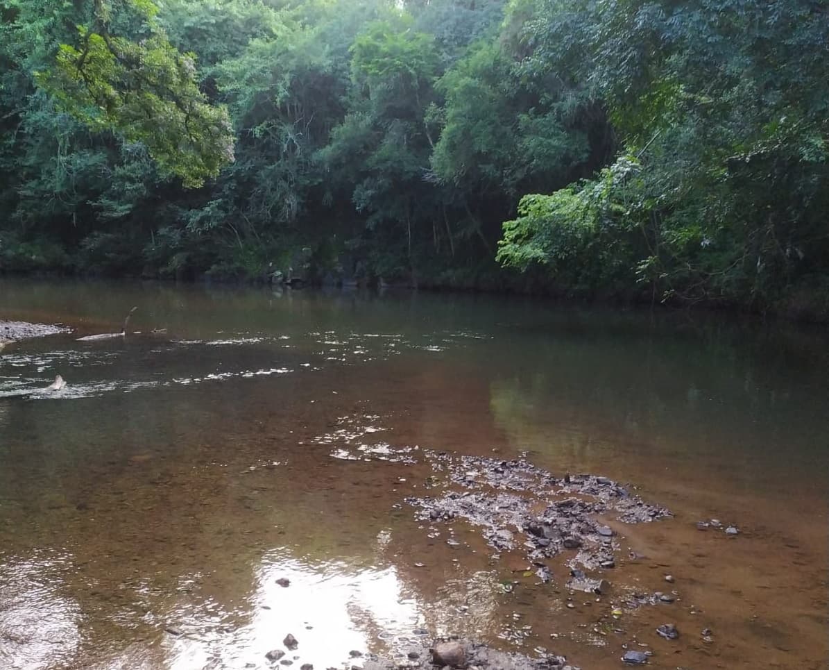 Corpo foi encontrado a aproximadamente dois metros de profundidade (Foto: Divulgação CBM)