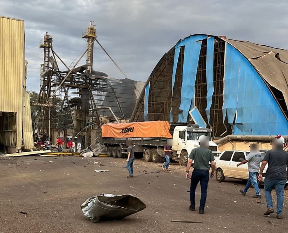 Silos agroindustrial explodem no Paraná  (Foto: Divulgação)