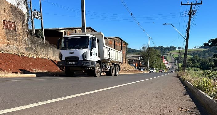Estrada da Linha Boa Vista registra aumento no trânsito devido a obras na SC-160