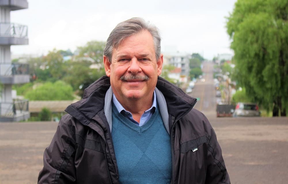 No ano de 2012, ele foi eleito como prefeito de Chapecó (Foto: Henrique Paulo Koch)