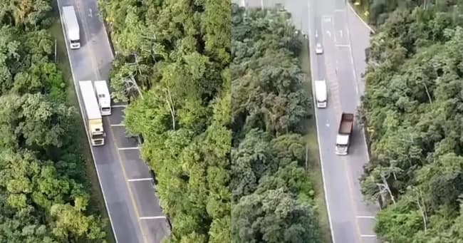 Durante a ação, as câmeras captaram diversas infrações (Foto: Polícia Militar Rodoviária)
