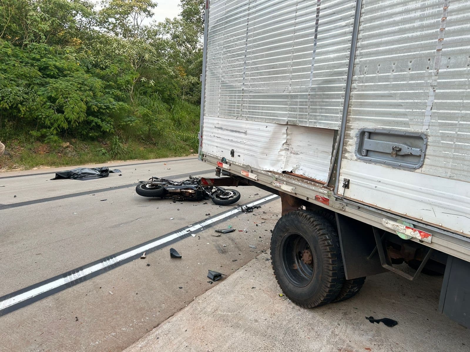 Tragédia na SC-160 mata motociclista