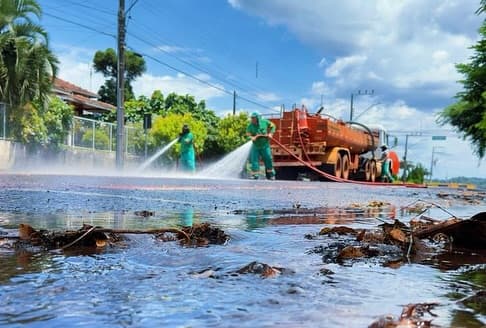 Secretaria de Desenvolvimento Urbano volta ao trabalho em Pinhalzinho 