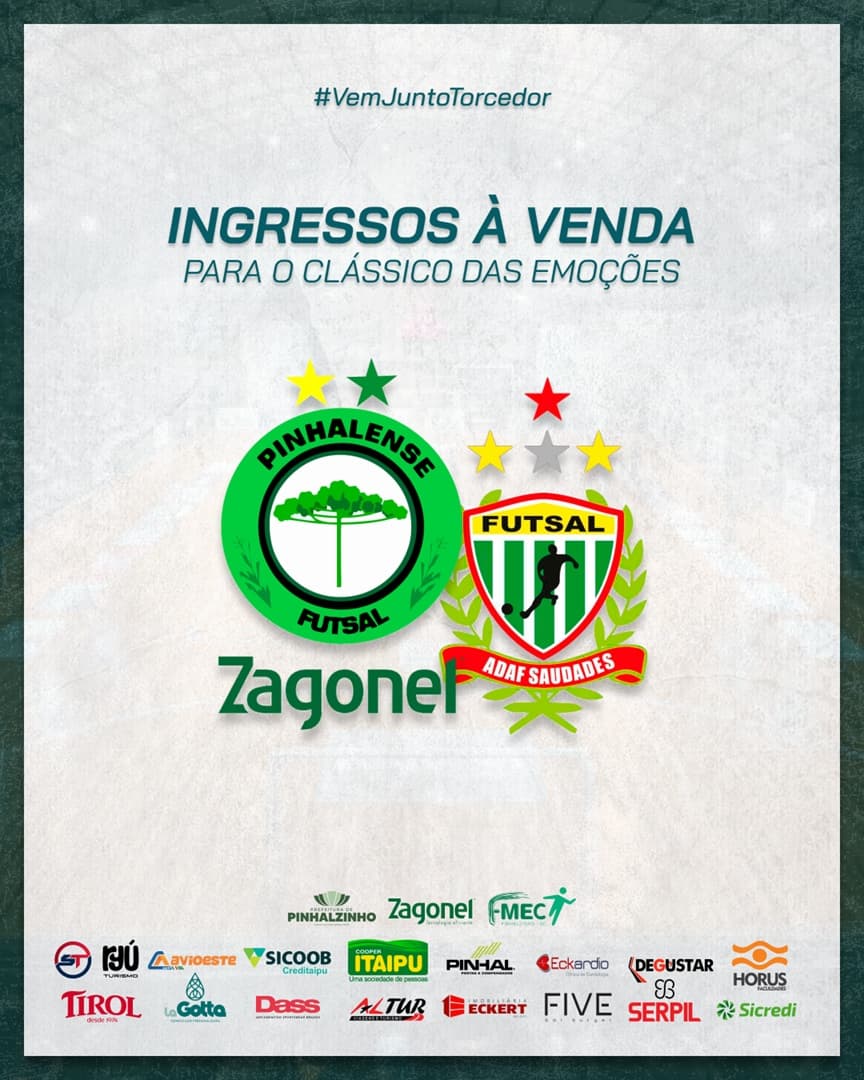 Ingressos para o Clássico das Emoções já estão à venda nos tradiocionas pontos de venda (Foto: Ascom)