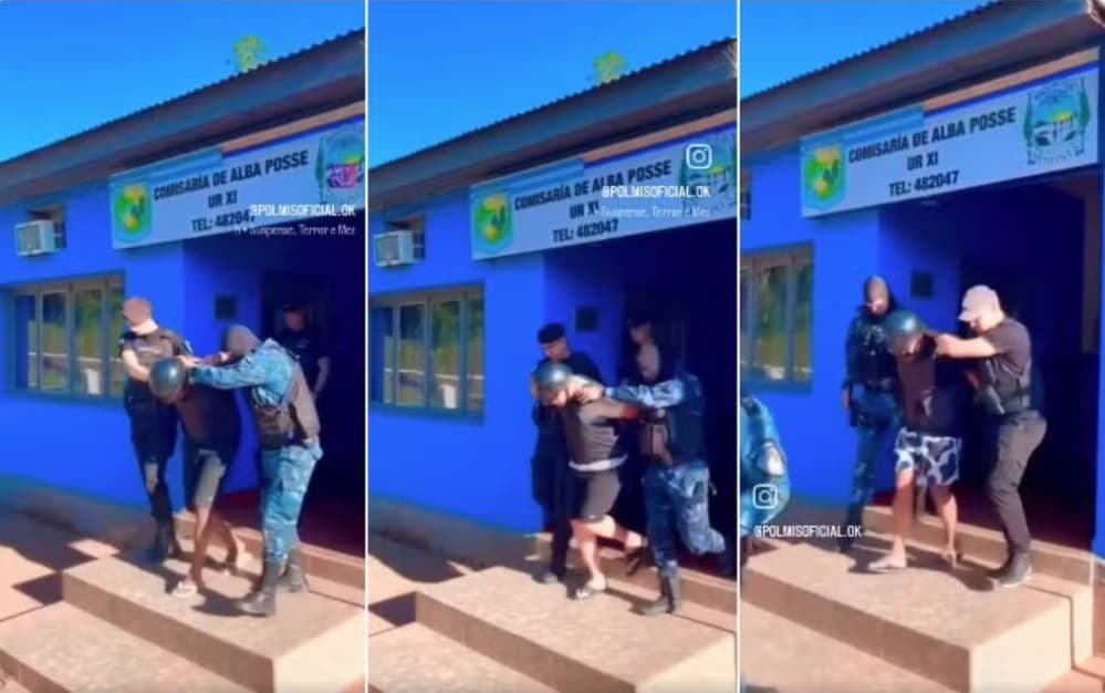 Três brasileiros são presos na Argentina após atravessar fronteira ilegalmente; dois têm antecedentes por tráfico