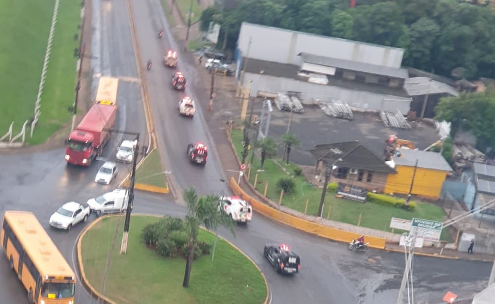 Aeronave está sendo utilizada para monitoramento (Foto: Serviço Aeropolicial)