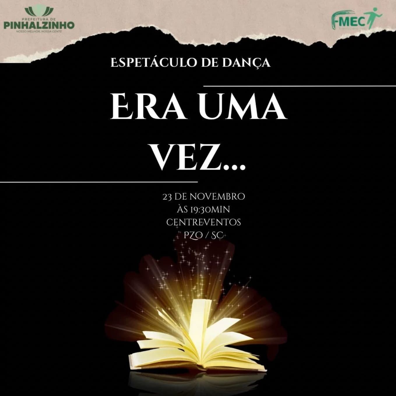 Espetáculo “Era uma vez…” será apresentado neste sábado (23)