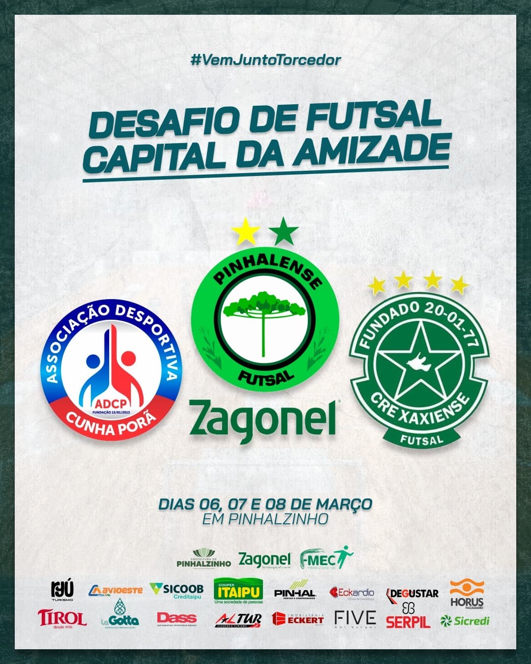 Competição reunirá três equipes em Pinhalzinho (Foto: Ascom)