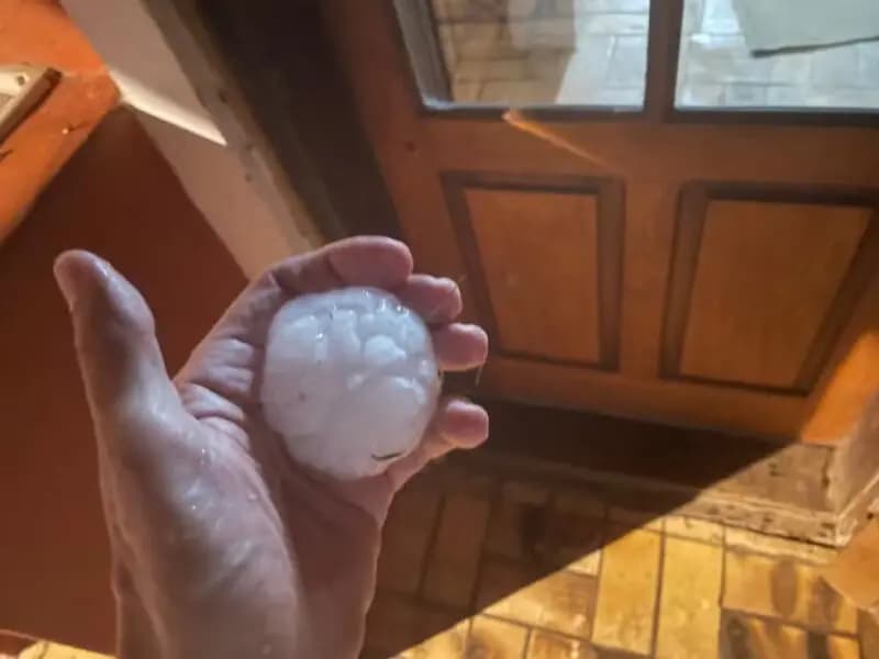 Forte chuva deixou população assustada (Foto: Divulgação)