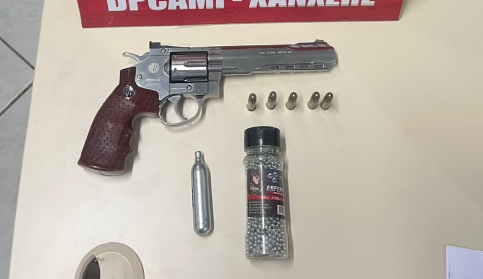 DPCAMI de Xanxerê apreende arma de pressão usada em ameaças contra mulher