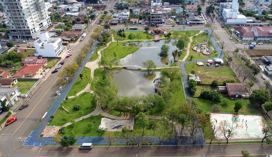 Melhorias darão cara nova a cartão postal de Pinhalzinho 