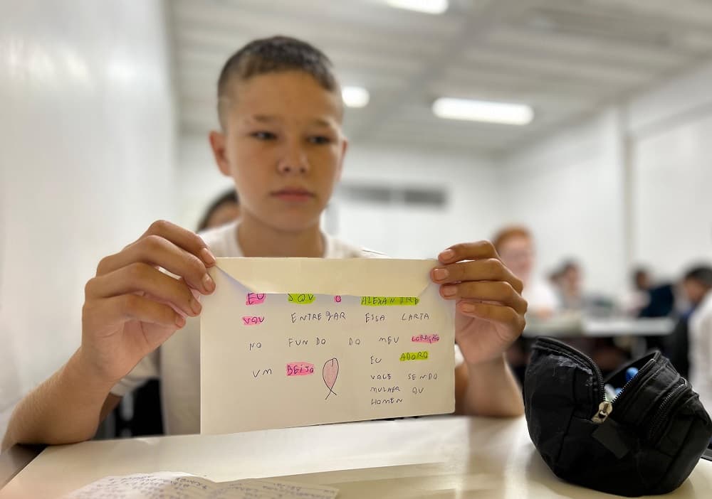 Cartas foram feitas com muito carinho (Foto: Renan Ribeiro)