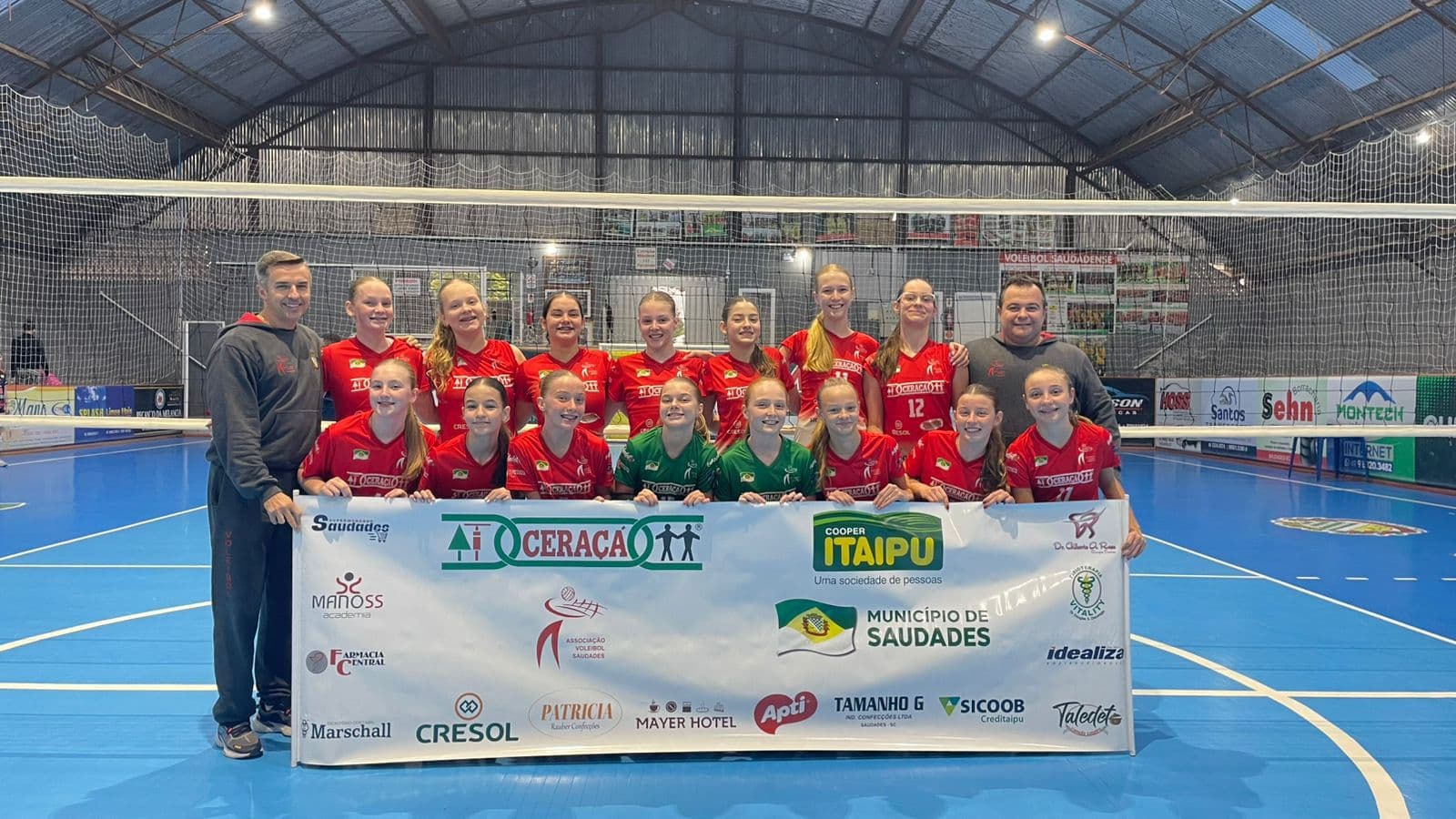 Atletas de Saudades obtiveram uma vitória e uma derrota na etapa (Foto: Divulgação)