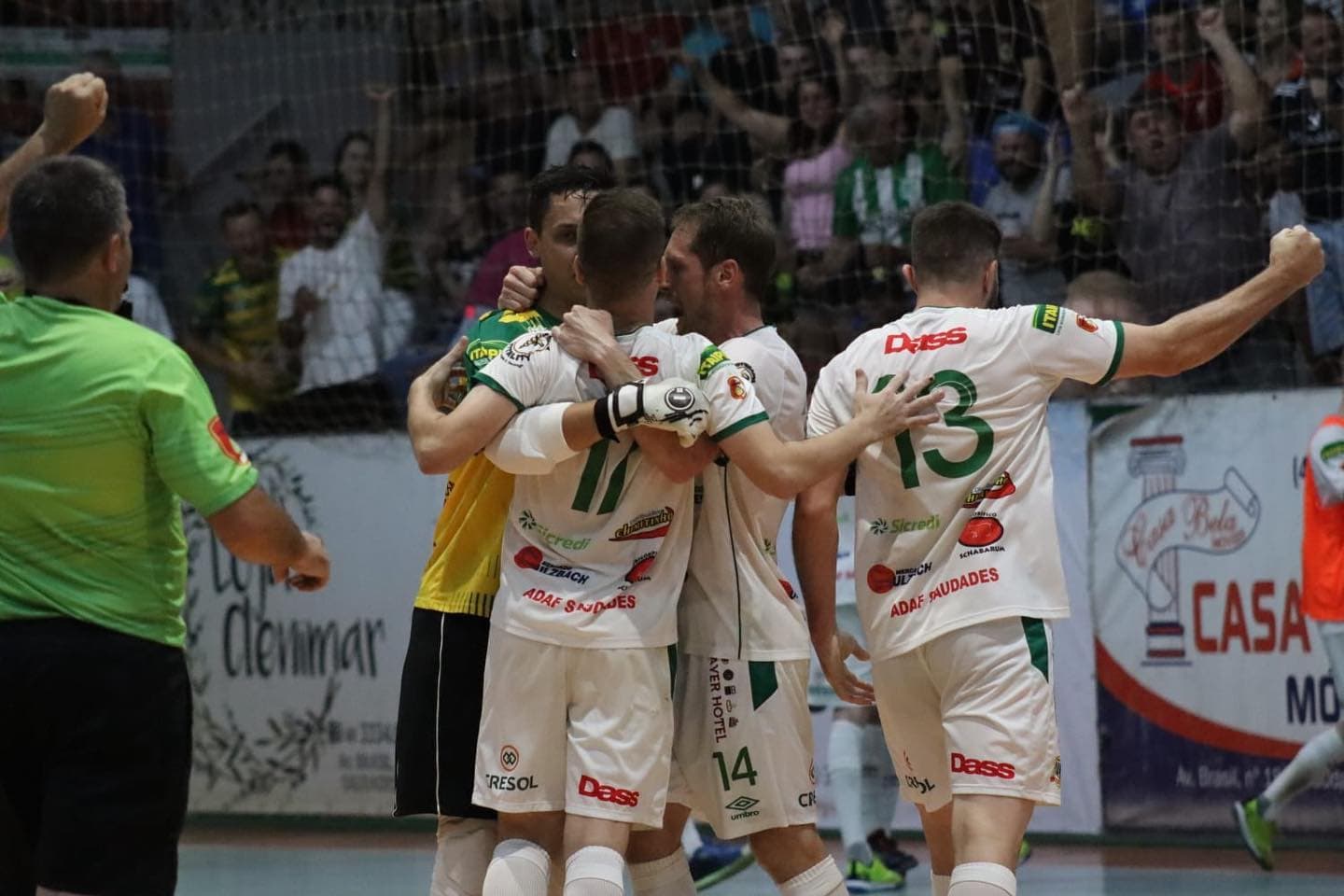 Adaf Saudades vence Pinhalense no primeiro jogo da final da Copa Catarinense  (Foto: ADAF Saudades )