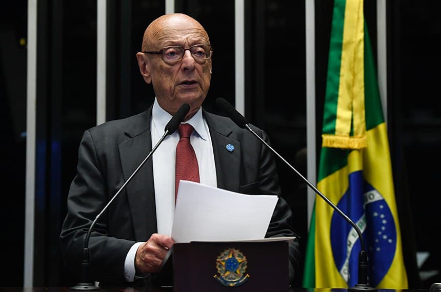Amin cobra apreciação de vetos a programa de dívidas estaduais (Foto: Jefferson Rudy/Agência Senado)