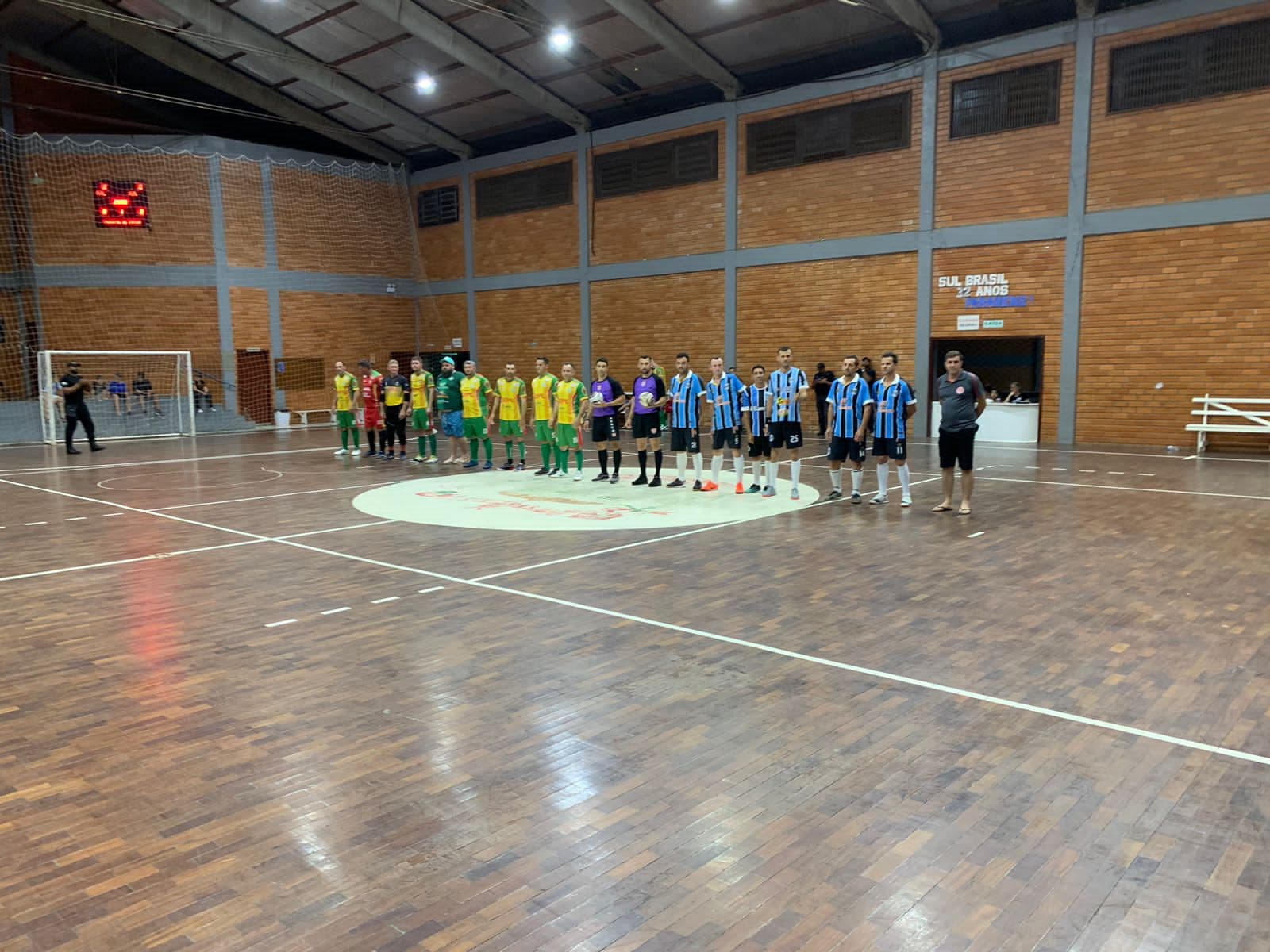 Partidas foram realizadas no sábado (23) à noite (Foto: Ascom Sul Brasil)
