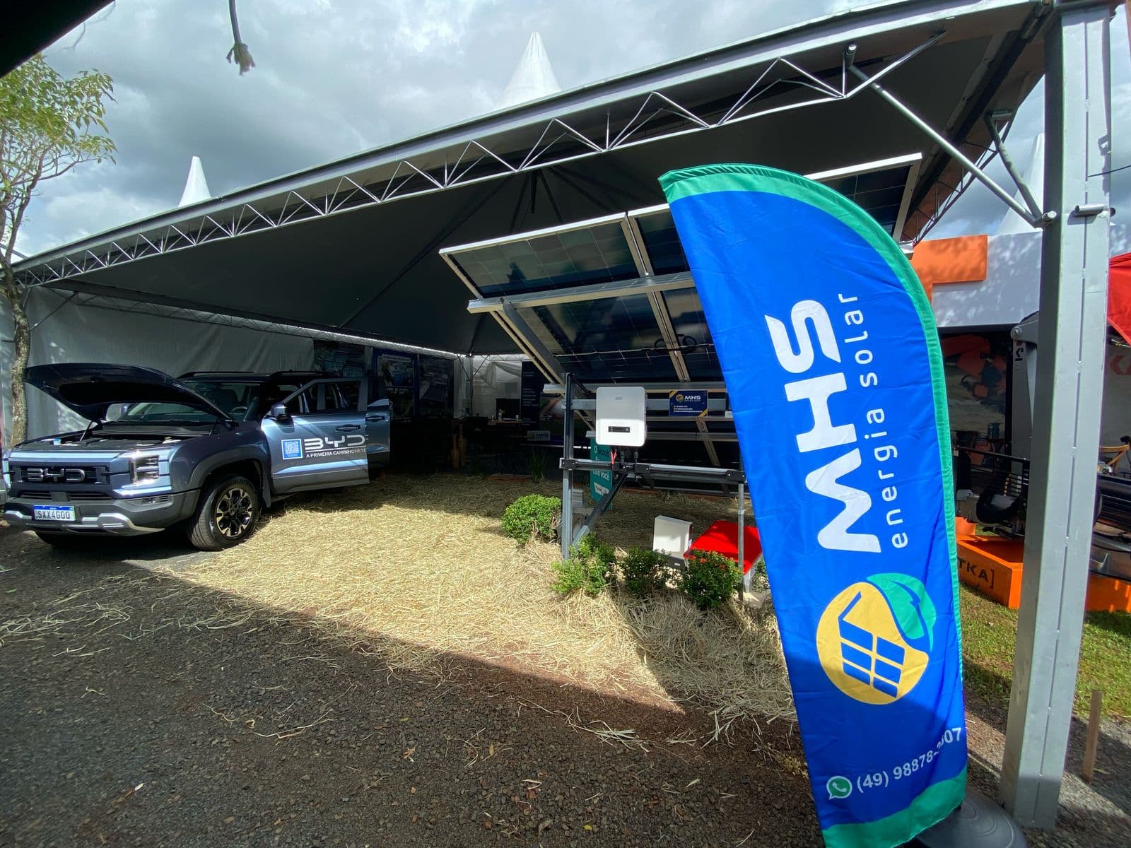MHS está presente no Itaipu Rural Show (Foto: Felipe Eduardo Zamboni)