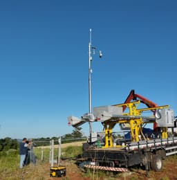 Estação Meteorológica foi instalada em Pinhalzinho (Foto: Defesa Civil)