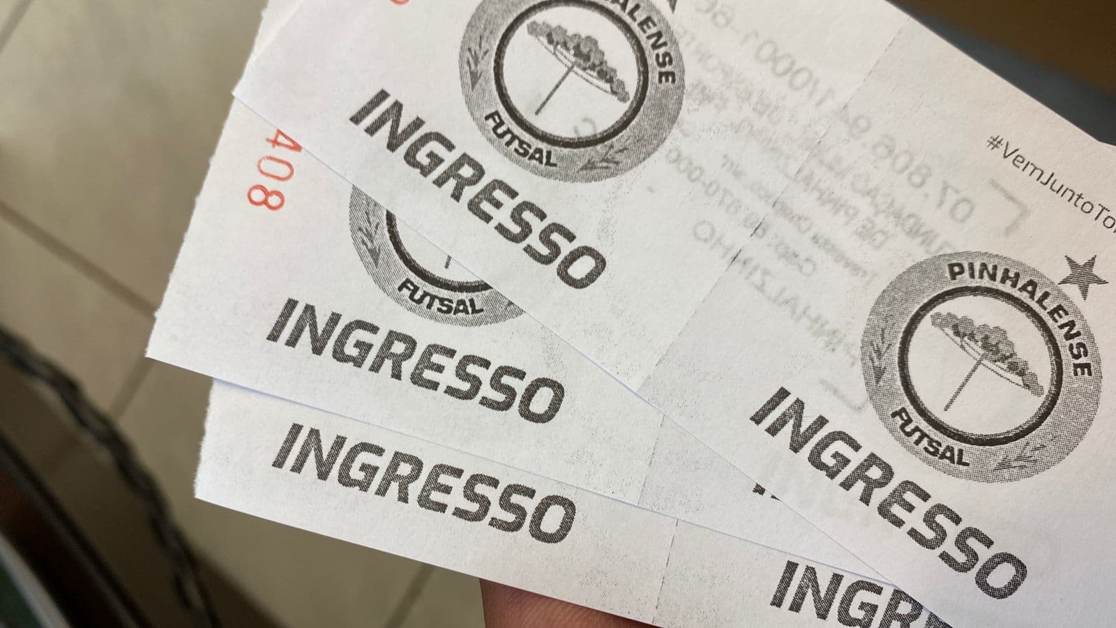 Ingressos à venda para jogo da Pinhalense Futsal Zagonel contra a Chapecoense