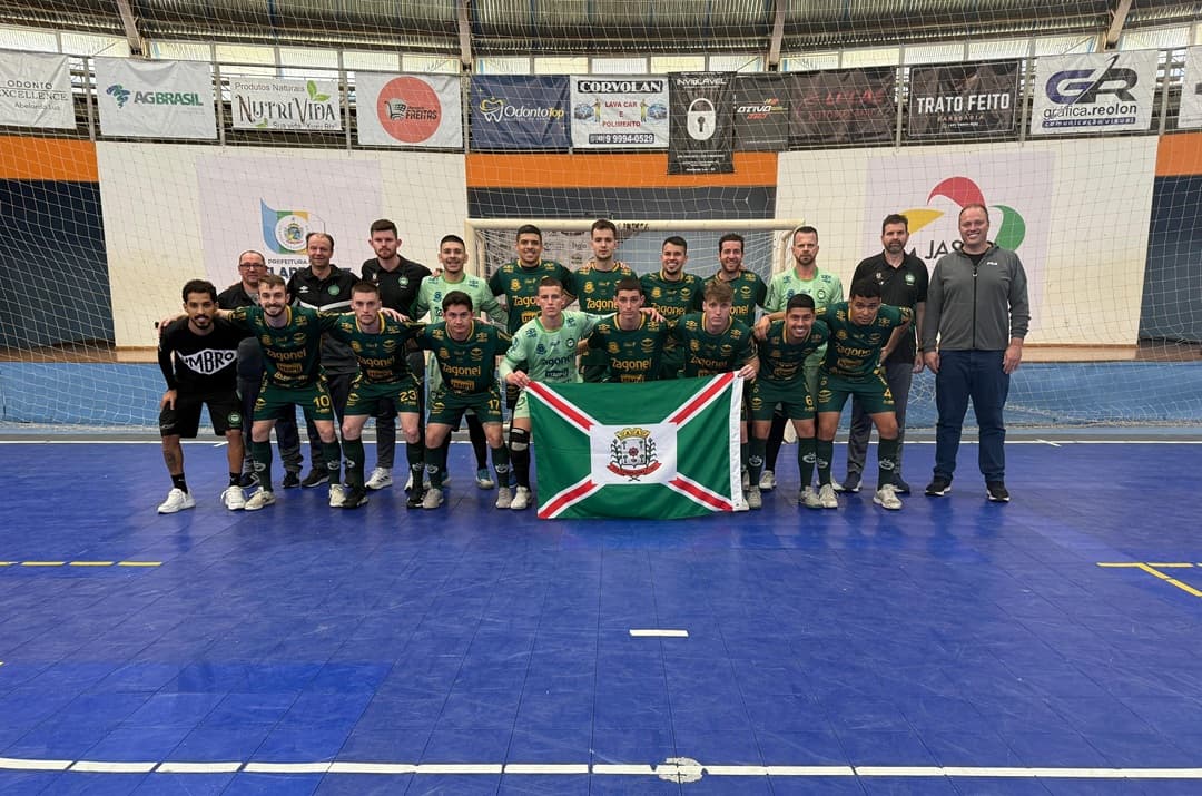 Pinhalzinho estreia com vitória no futsal na Etapa Regional do Jasc