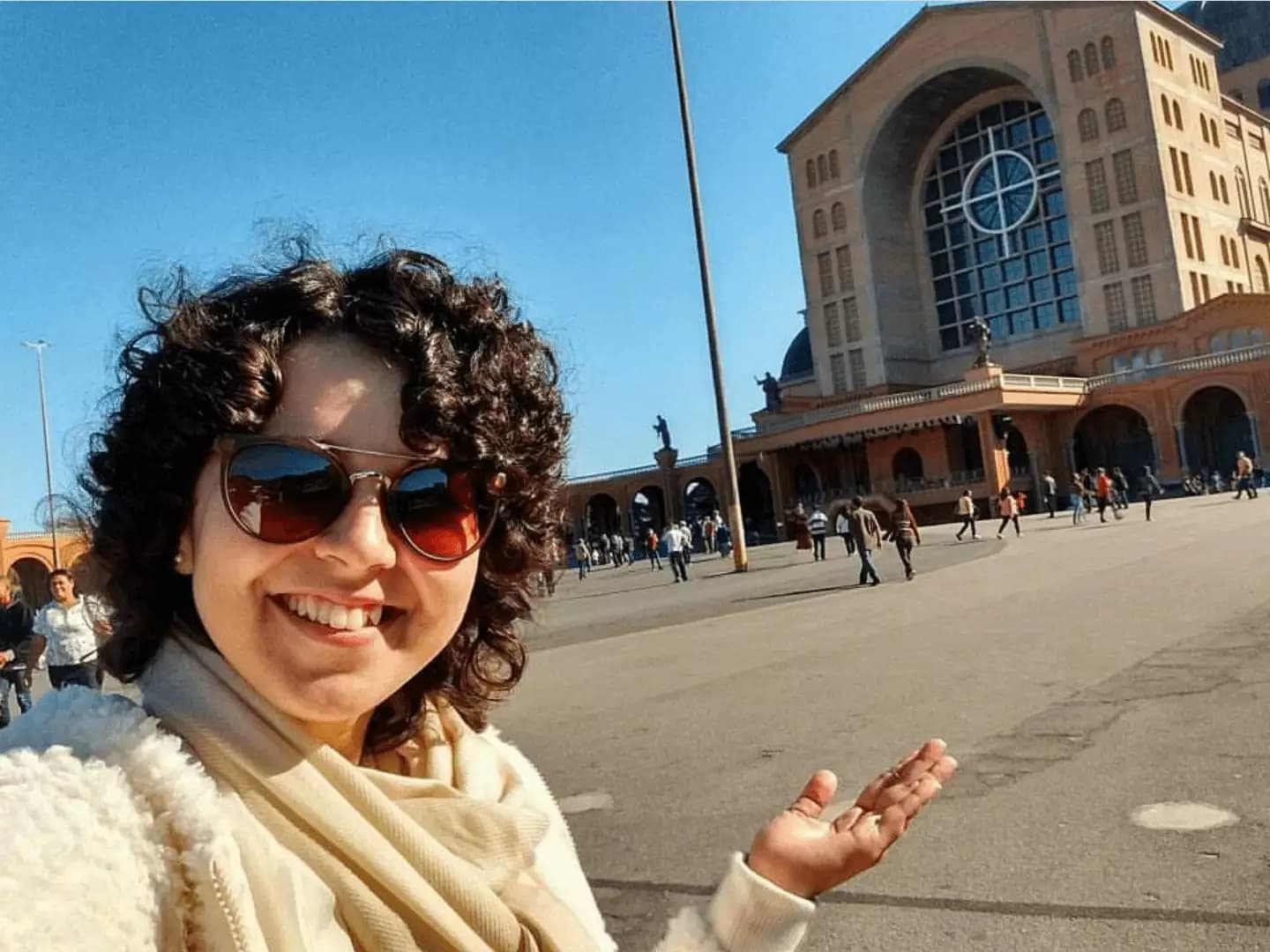 Sara visitou santuário no estado de São Paulo (Foto: Arquivo pessoal)