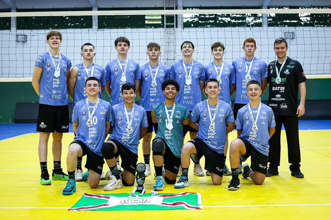 Pinhalense/Zagonel Voleibol conquista o vice-campeonato da Liga Oestem sub-17