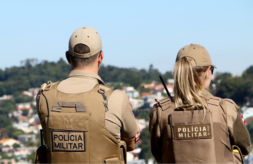 Polícia Militar esteve no local e conversou com a vítima (Foto: PM)