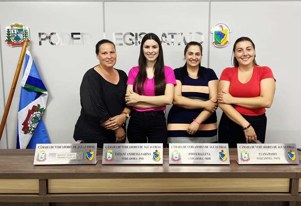 Mesa Diretora é uma das únicas do Brasil a ser composta somente por mulheres (Foto: Gilmar Bortese )