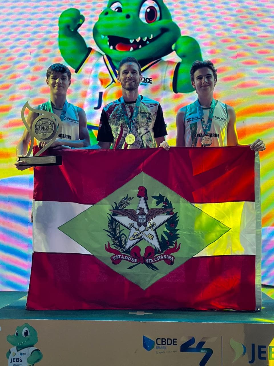 Dupla de Pinhalzinho conquista título nacional na Série Prata do Jebs