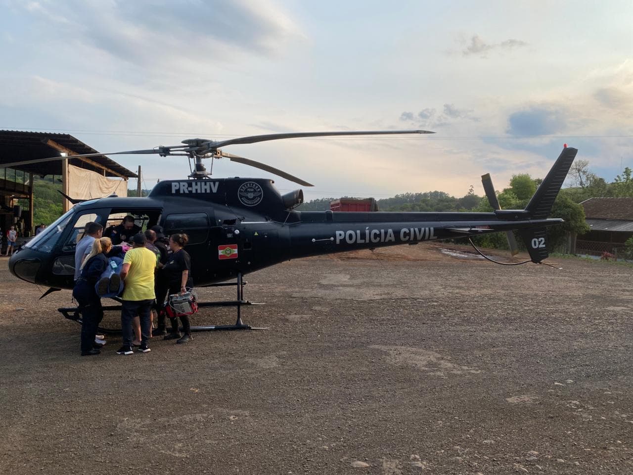Transporte aéreo: Novaitaberabense sofre AVC, mas vai ao hospital em 8 minutos