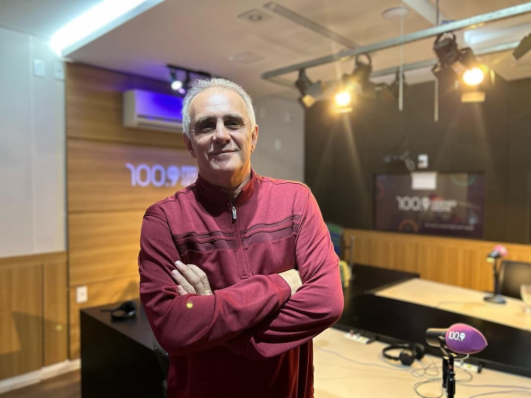 Klaus Kaiser aproveitou uns dias de férias para visitar sua cidade natal (Foto: Renan Ribeiro)