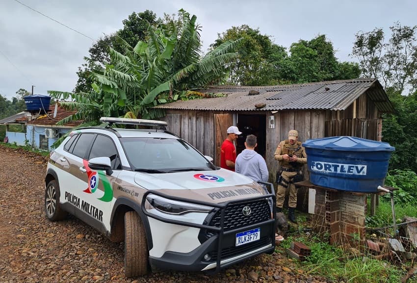 Polícia Militar de Pinhalzinho (Foto: Polícia Militar de Pinhalzinho)