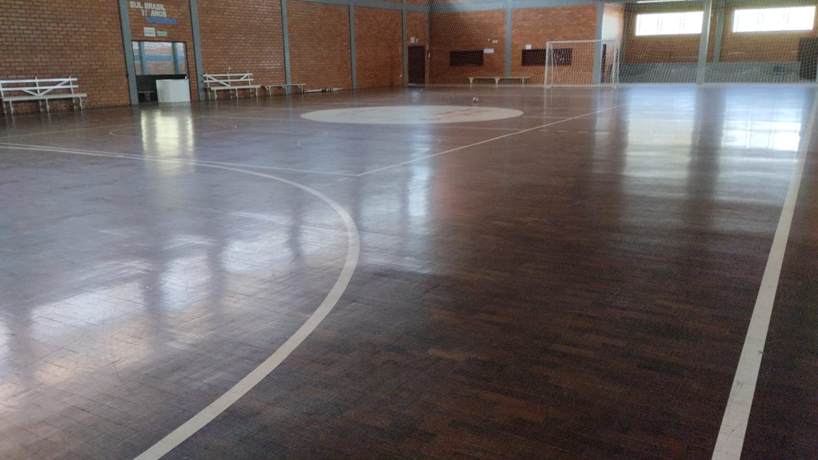 Ginásio municipal de Sul Brasil será o local das grande finais (Foto: Ascom Sul Brasil0