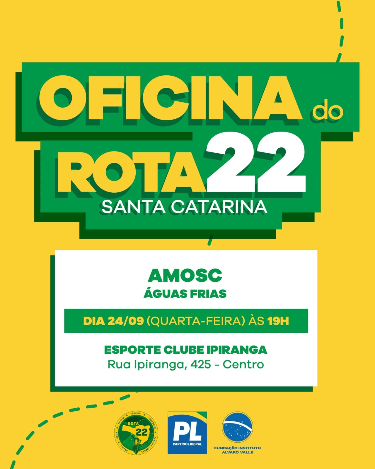 Águas Frias recebe encontro do PL com lideranças estaduais nesta quarta-feira