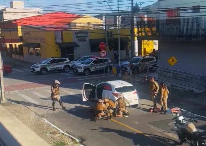 "Bicho pegou" em Santa Catarina (Foto: Divulgação)