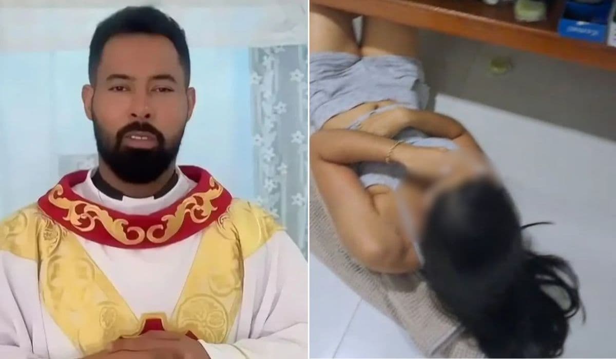 Padre nega relação após ser flagrado com noiva de fiel