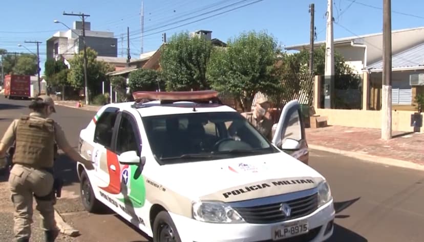 PM estava acompanhado da esposa também policial (Foto: Ilustração)