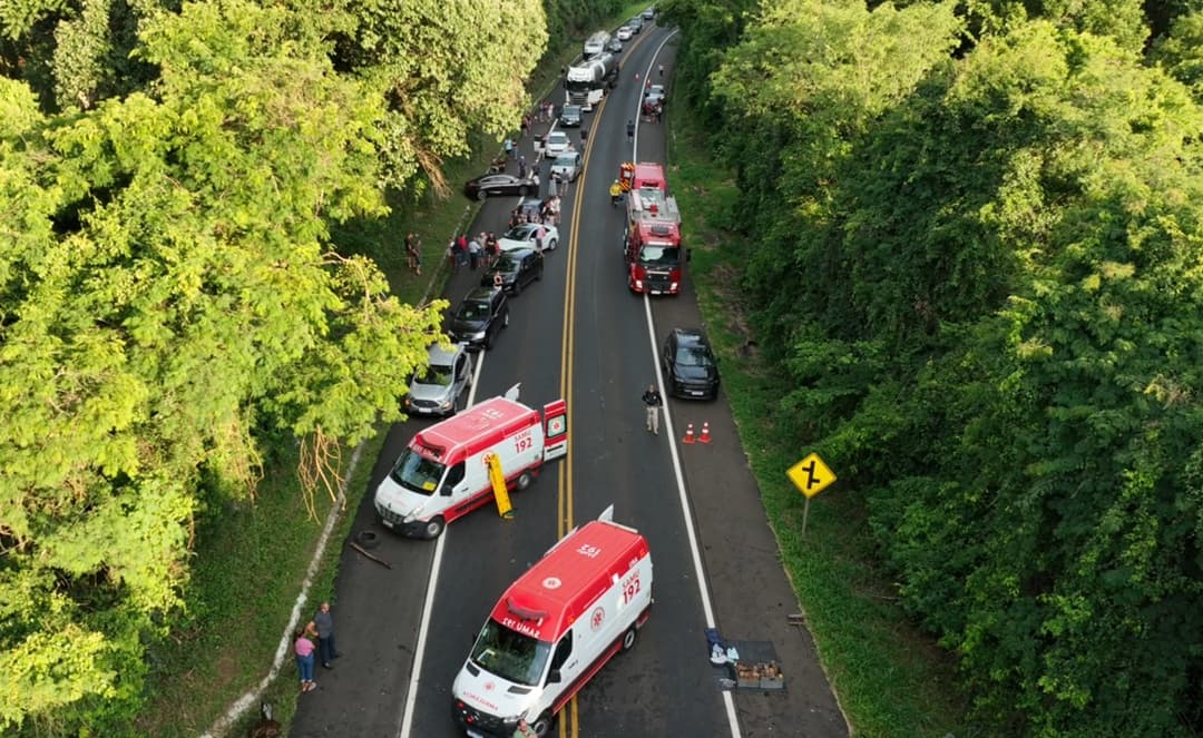 Acidente em Nova Itaberaba foi o mais grave do feriado de Natal (Foto: PRF)