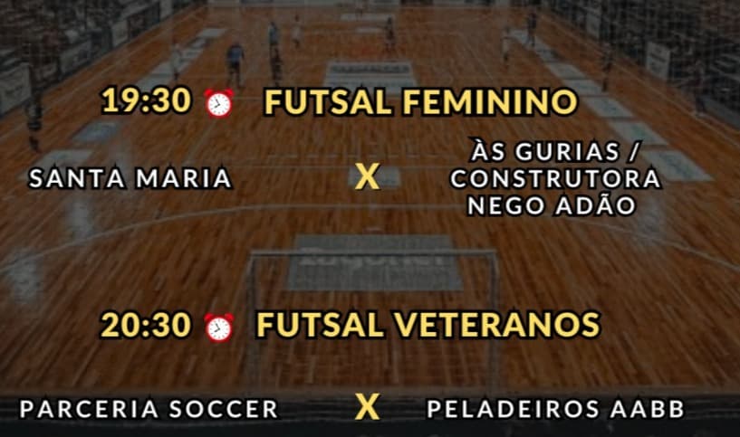Finais do municipal de futsal (Foto: Divulgação)
