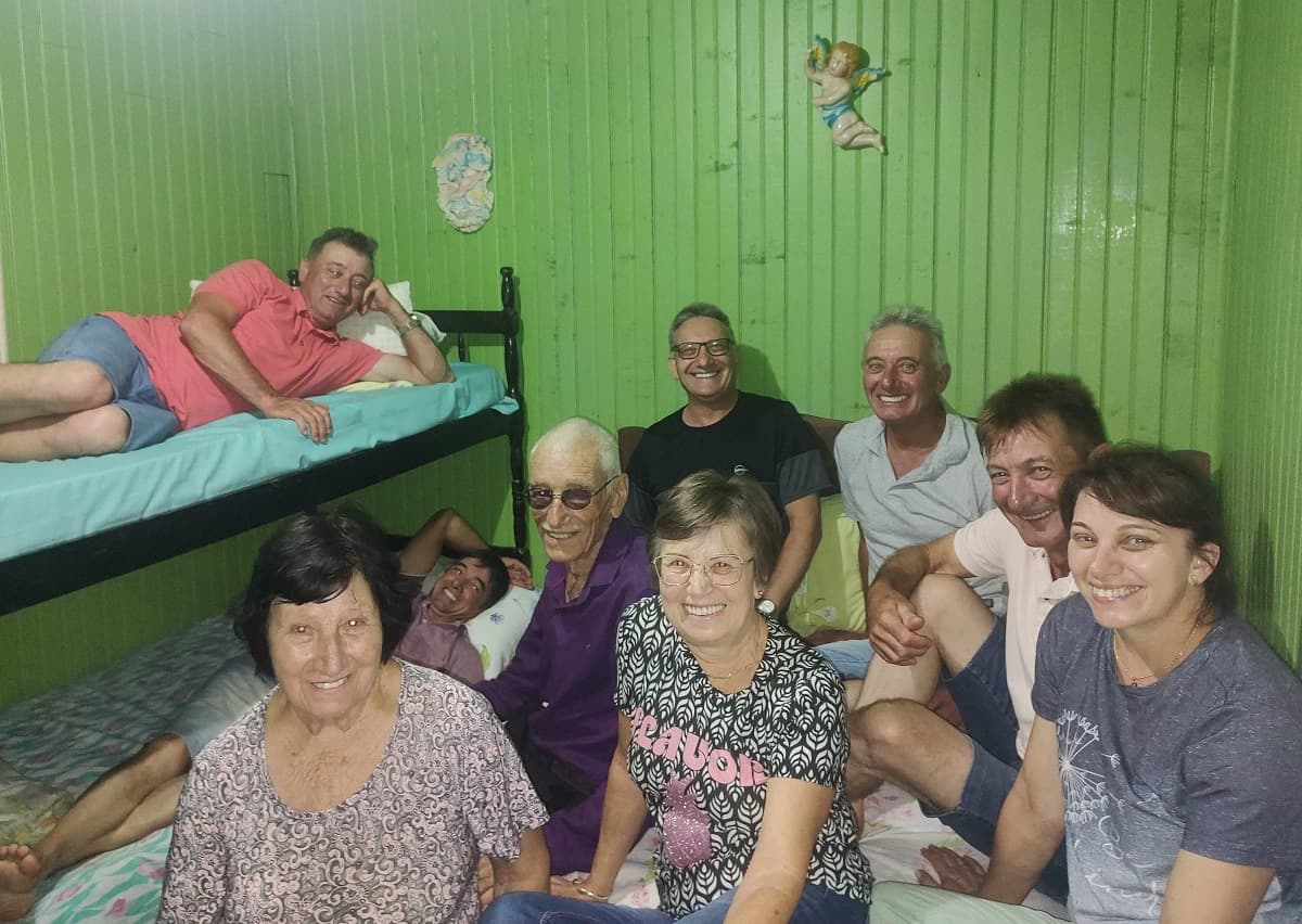 Pais e os filhos celebraram a vida (Foto: Arquivo pessoal)