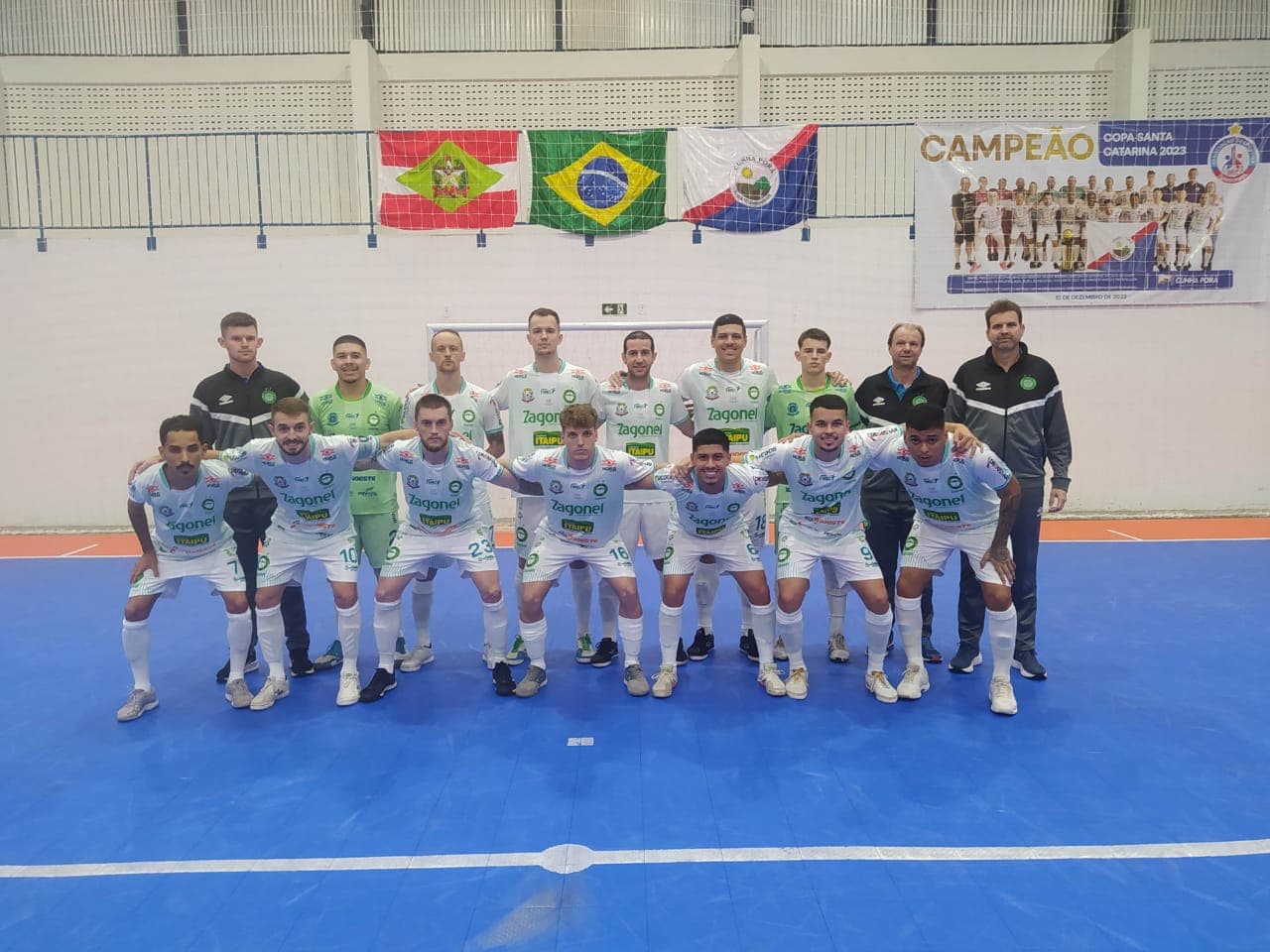 Time de Pinhalzinho tropeçou fora de casa pela Copa SC (Foto: Divulgação)