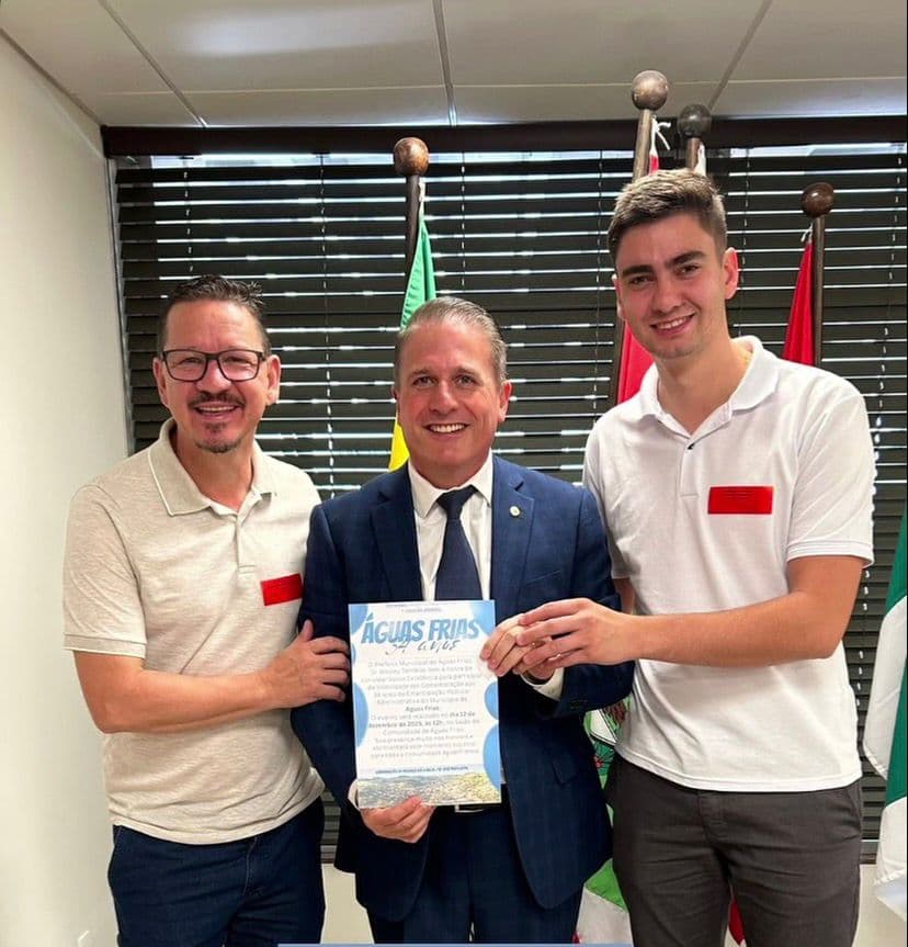 Prefeito Wesley Terribile destaca diálogo com deputados na Alesc: “É importante estar presente”