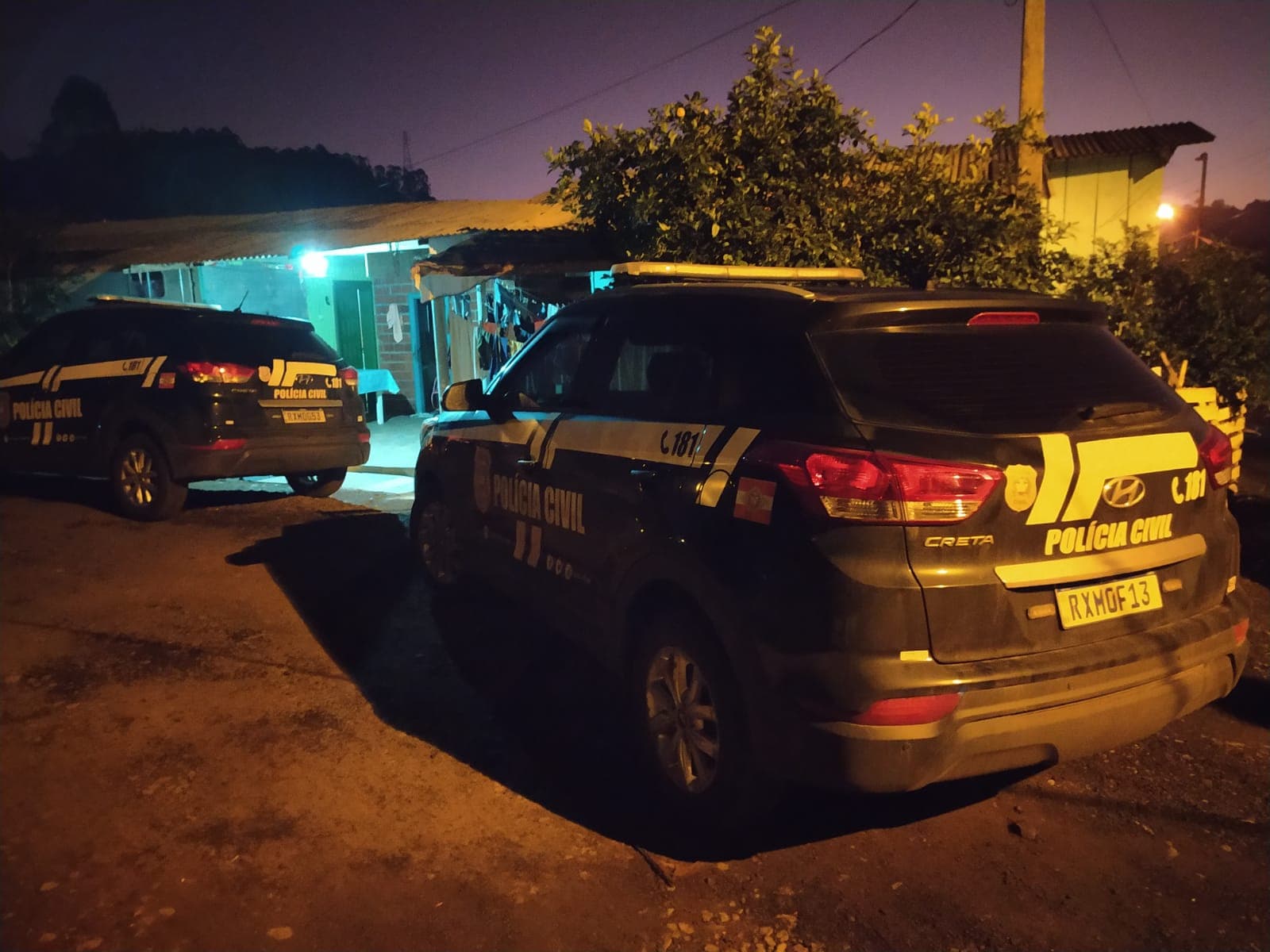 Polícia Civil faz operação de combate ao porte ilegal de armas (Foto: Divulgação )