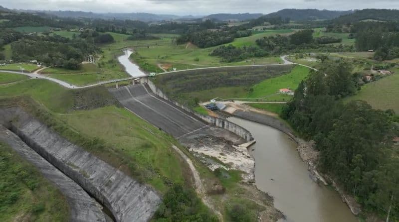 Barragem Sul em Ituporanga é modernizada e ganha operação remota em Santa Catarina