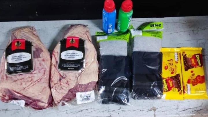 Itens recuperados (Foto: Polícia Militar)