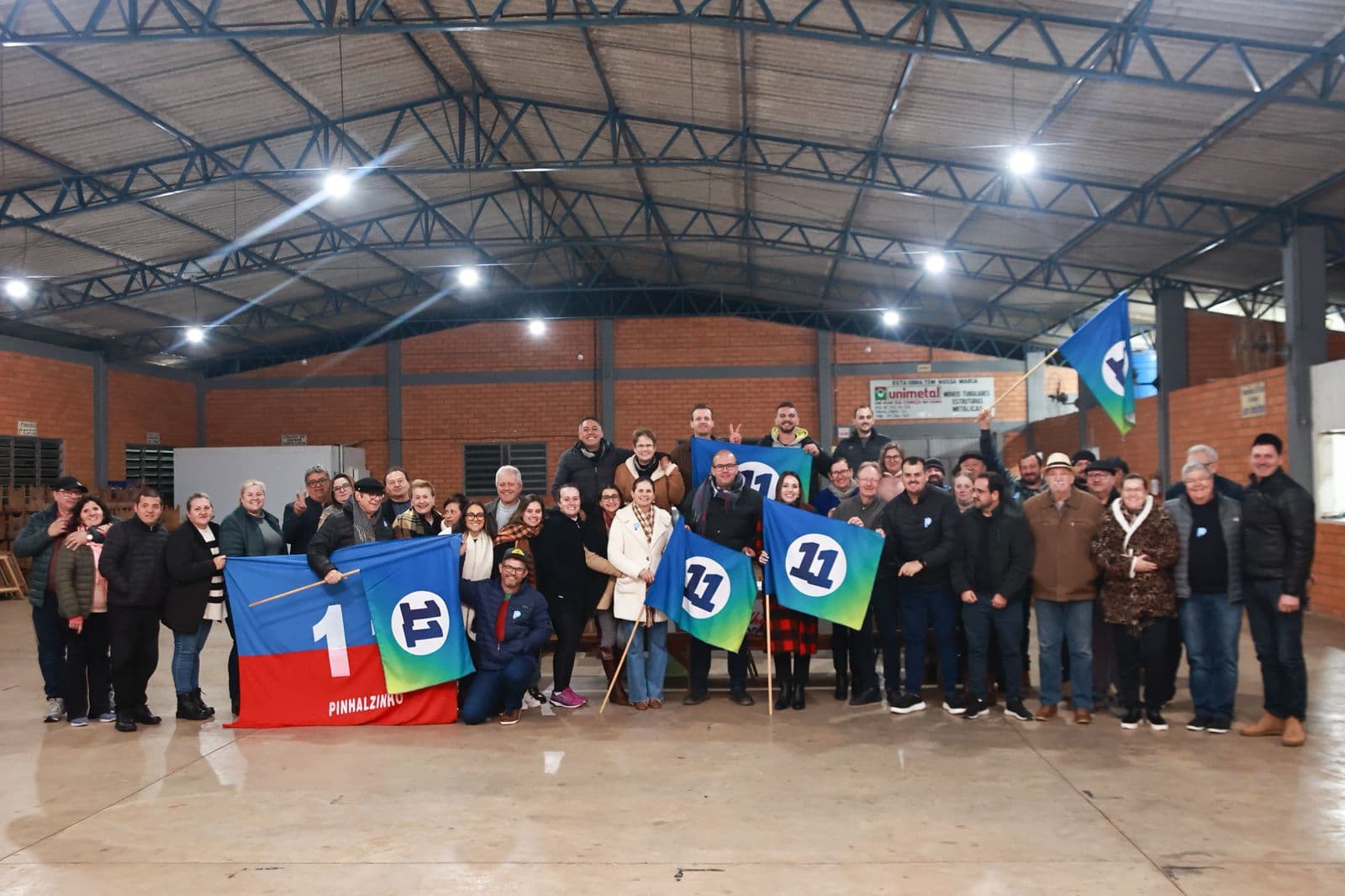 Progressistas de Pinhalzinho realizam reunião para fortalecimento do partido e debate de demandas locais